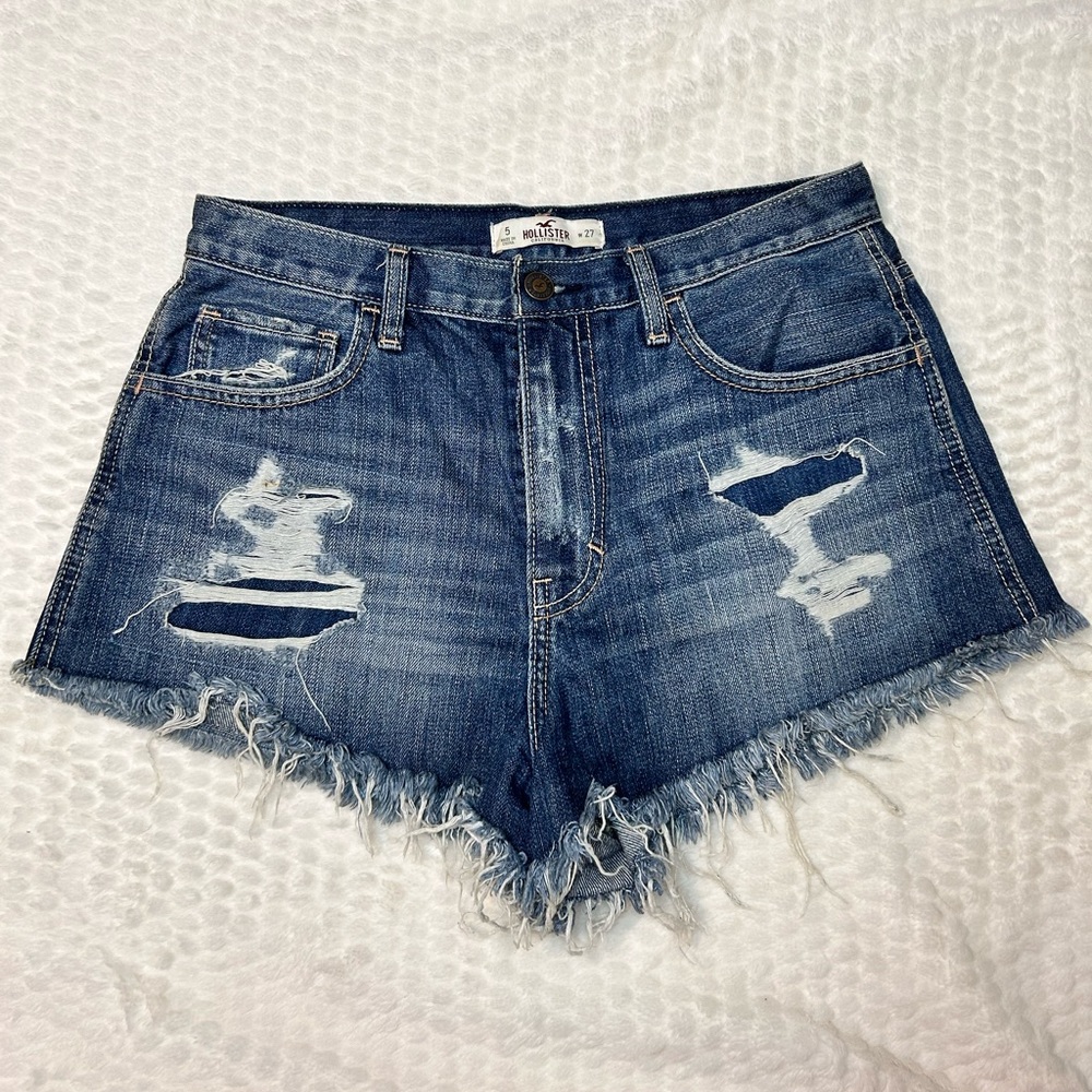 Hollister Denim Shorts Size 5/w27